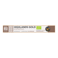 Highlands Gold - Espresso (Organic) - 10 cups