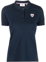 Rossignol polo à patch logo - Bleu