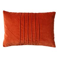 Dutch Decor - PAX - Sierkussen velvet 40x60 cm Potters Clay - oranje