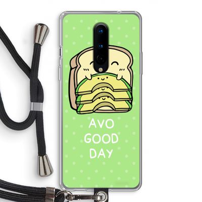 Avo Good Day: OnePlus 8 Transparant Hoesje met koord