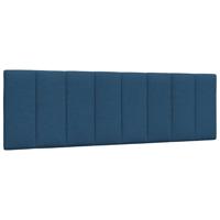 Hoofdbordkussen "Hanko" 160 cm stof blauw