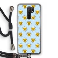 Leeuwenkoppen: Xiaomi Redmi 9 Transparant Hoesje met koord