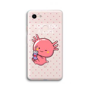 Love You A Lotl: Google Pixel 3 XL Transparant Hoesje