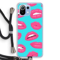 Bite my lip: Xiaomi Mi 11 Lite Transparant Hoesje met koord