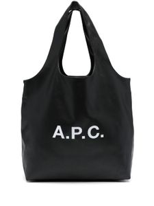 A.P.C. sac cabas Ninon à logo imprimé - Noir