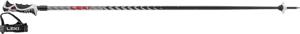 Leki Hot Shot S Skistok Eloxal-Black/Anodized-Grey/Bright-Red 115 cm
