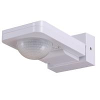 PIR bewegingssensor met schemerschakelaar - 360° - Opbouw - 20 meter bereik - Maximaal 1000 Watt - IP65 waterdicht - Wit