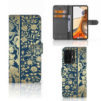 Xiaomi 11T | 11T Pro Hoesje Beige Flowers - thumbnail