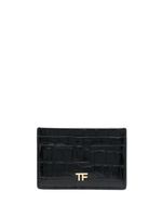 TOM FORD porte-cartes à plaque logo - Noir - thumbnail