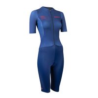 Zone3 Aeroforce X II trisuit korte mouw blauw dames M