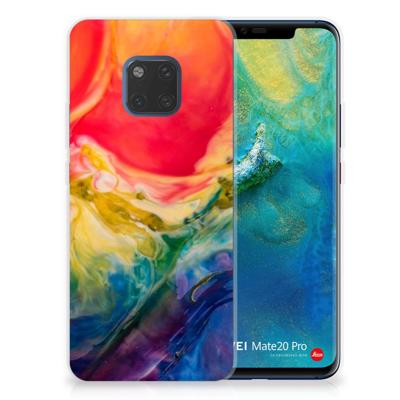 Smartphone hoesje Huawei Mate 20 Pro Watercolor Dark Smartphone hoesje Huawei Mate 20 Pro Watercolor Dark