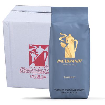 Caffè Hausbrandt Gourmet koffiebonen 6 x 1 kilo Caffè Hausbrandt Gourmet koffiebonen 6 x 1 kilo