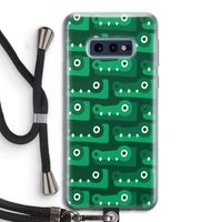 Crocs: Samsung Galaxy S10e Transparant Hoesje met koord Crocs: Samsung Galaxy S10e Transparant Hoesje met koord