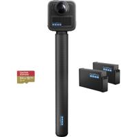 GoPro MAX2 Accessory Hard Bundle Actioncam 360°, Touchscreen, Bluetooth, 8K, WiFi, Stereo Sound
