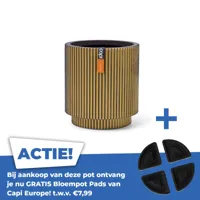 Vaas cilinder groove d8h9 goud