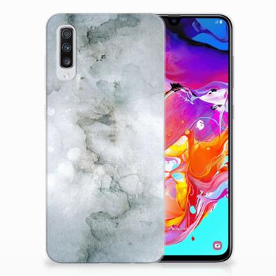 Smartphone hoesje Samsung Galaxy A70 Painting Grey Smartphone hoesje Samsung Galaxy A70 Painting Grey
