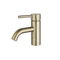 Fortifura Calvi Wastafelkraan - 14.8cm - opbouw - Geborsteld Messing PVD (Goud) SW720547