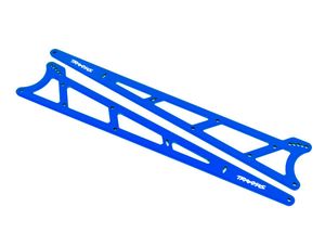 Traxxas - Side plates, wheelie bar, blue (aluminum) (2) (TRX-9462X)