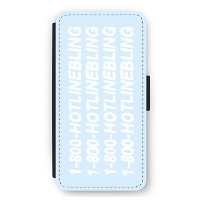 Hotline bling blue: iPhone 12 Pro Max Flip Hoesje