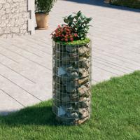 Gabion paal rond 50x100 cm gegalvaniseerd staal