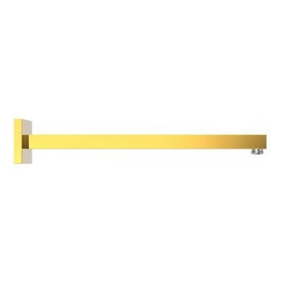 Douchearm Tres Exclusive | 40 cm | Wandmontage | Messing | Vierkant | 24k Goud glans