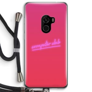 Vice Glow: Xiaomi Mi Mix 2 Transparant Hoesje met koord