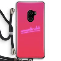 Vice Glow: Xiaomi Mi Mix 2 Transparant Hoesje met koord
