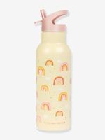 ARC-EN-CIEL roestvrijstalen fles voor kinderen A Little Lovely Company 500 ml pastelgeel
