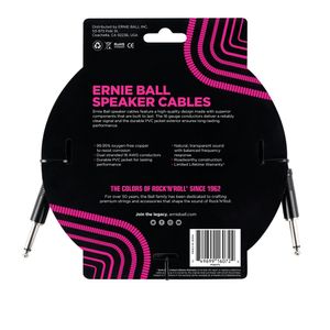 Ernie Ball P06072 audio kabel 1,83 m 6.35mm Zwart