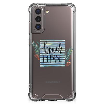 Samsung Galaxy S21 Stevig | Bumper Hoesje | Boho Beach