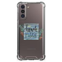 Samsung Galaxy S21 Stevig | Bumper Hoesje | Boho Beach