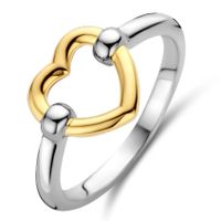 TI SENTO-Milano 12291SY Ring Hart zilver goud-en zilverkleurig