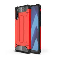 Magic Armor TPU + PC combinatie Case voor Galaxy A50 (rood)