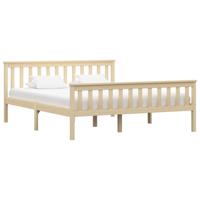 Bedframe massief grenenhout naturel 160x200 cm - thumbnail