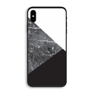 Combinatie marmer: iPhone XS Biologisch afbreekbaar hoesje