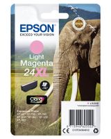 Epson Elephant Singlepack Light Magenta 24XL Claria Photo HD Ink