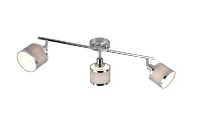 Trio Design opbouwspotArosa nikkel 3-lichts - 812100306