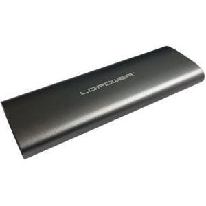 LC-Power LC-M2-C-MULTI-2 behuizing voor opslagstations SDD-behuizing Antraciet M.2
