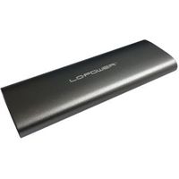 LC-Power LC-M2-C-MULTI-2 behuizing voor opslagstations SDD-behuizing Antraciet M.2