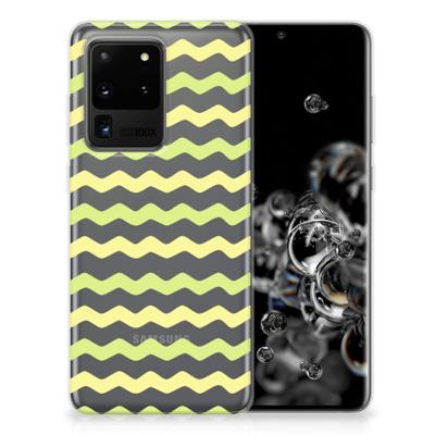 Samsung Galaxy S20 Ultra | TPU bumper | Waves Yellow
