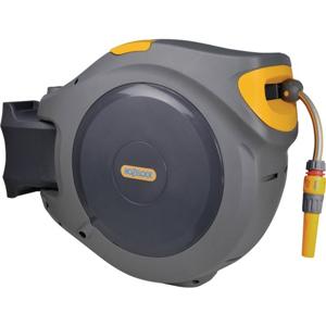 Hozelock Auto Reel 20 2401 0000 Tuinslanghouder voor aan de muur Grijs, Geel 20 m 1 stuk(s)