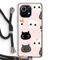 Katten: Xiaomi Mi 11 Transparant Hoesje met koord