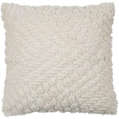 Leen Bakker - Sierkussen Damian - 45x45 Cm - Polyester - Crème