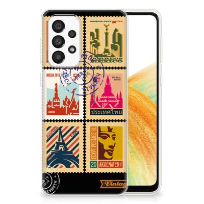 Samsung Galaxy A33 5G | Silliconen Back Cover | Postzegels