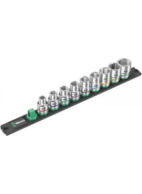 Wera Dop-magneetstrip C Imperial 1 Zyklop doppenset | 1/2"-aandrijving | INCH | 9-delig - 05005480001