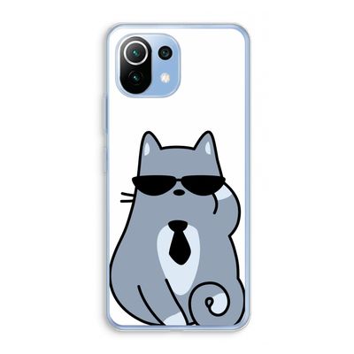 Cool cat: Xiaomi Mi 11 Lite Transparant Hoesje