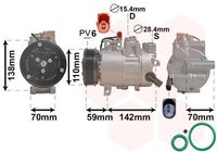 Compressor, airconditioning 0300K402
