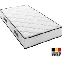 Matras 90 x 190 cm - Hoogte 27 cm - 380 pocketveren - 7 zones - Gebalanceerd - omkeerbaar - made in Belgium - DEKO DREAM