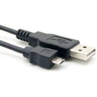 ACT SB0005 USB-kabel 0,5 m USB 2.0 USB A Micro-USB B Zwart - thumbnail