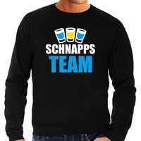 Apres ski trui Schnapps team zwart heren - Wintersport sweater - Foute apres ski outfit - thumbnail